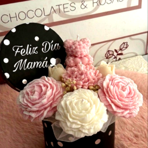 Arreglo de velas osito
